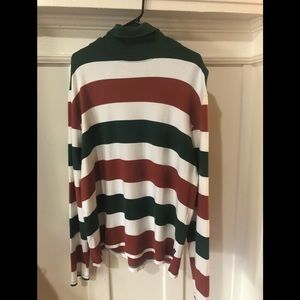 Todd Snyder striped turtleneck in XL. Multi color stripes.